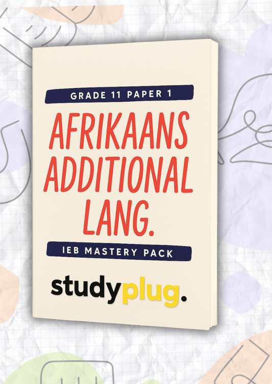 Grade 11 Afrikaans P1   - Study Guide 2025