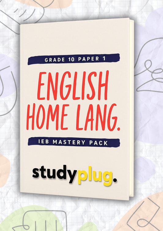 Grade 10 English Home Language P1 & P2 - Study Guide 2025